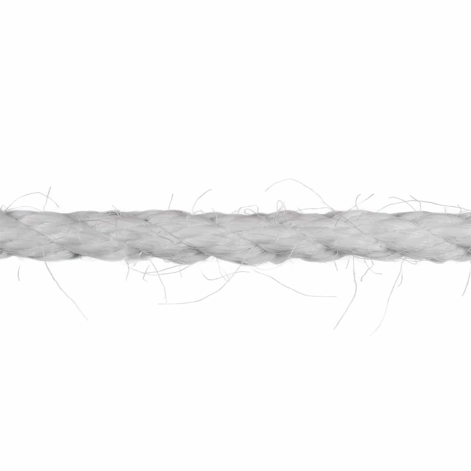 12mm White Staple Spun Rope (Sold by Metre)