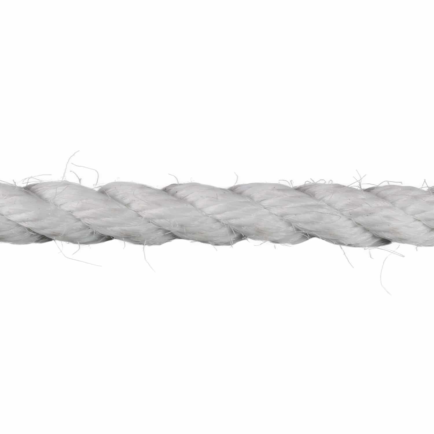 16mm White Staple Spun Rope (Sold by Metre)