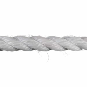 20mm White Staple Spun Rope (Sold By Metre)