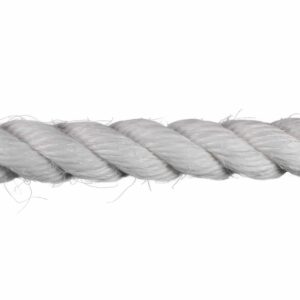 24mm White Staple Spun Rope (Sold By Metre)