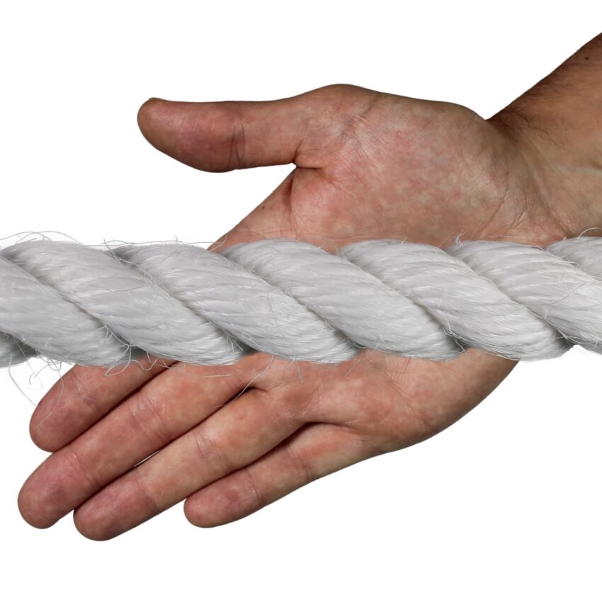 24mm-white-staple-spun-rope-hand-scale