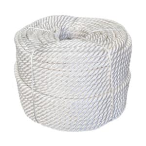 28mm White Nylon Rope (220m Coil)