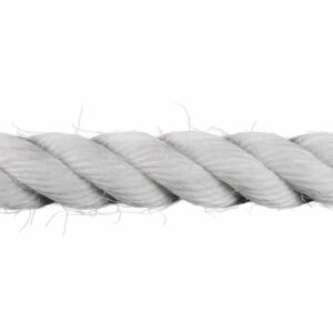 28mm White Staple Spun Rope (Sold By Metre)