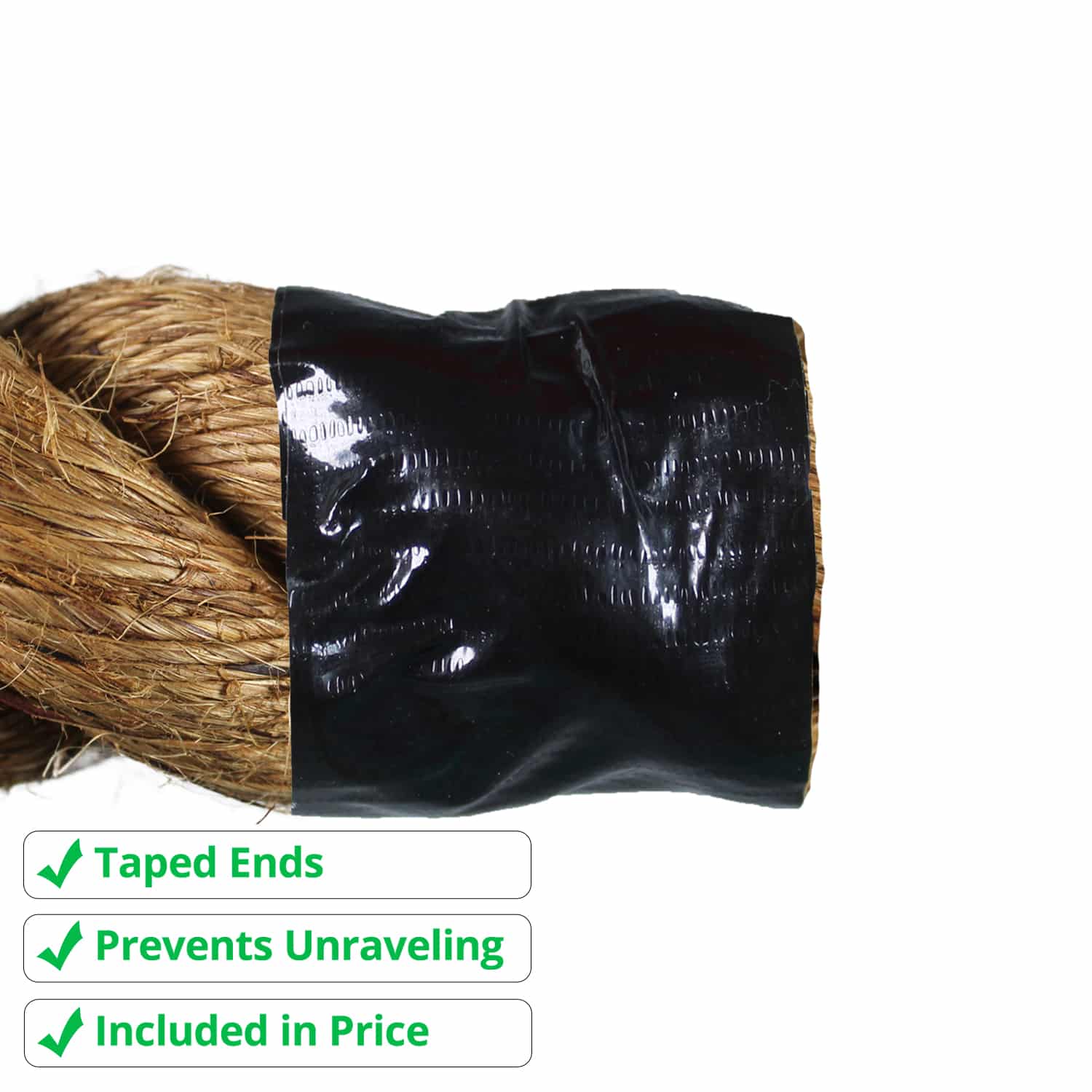 60mm Natural Manila Rope (Sold by Metre)