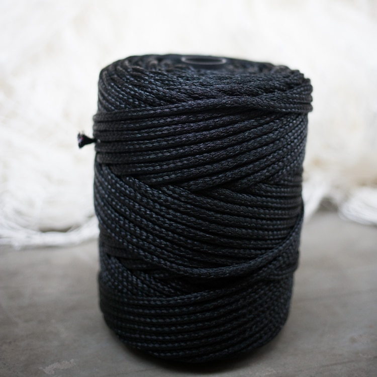 4mm Black Braided Polyethylene Twine (2kg) Buy Rope