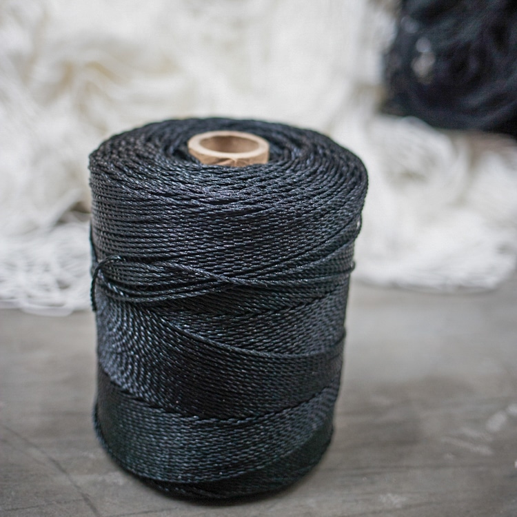 1.6mm Black Twisted Polyethylene Twine (2kg) Buy Rope