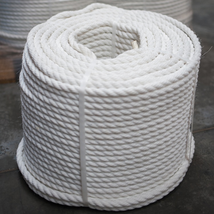 36mm White Staple Spun Rope (220m Coil)