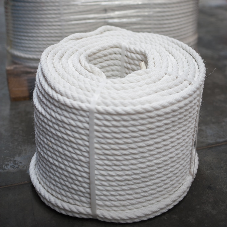 10mm White Staple Spun Rope (220m Coil)