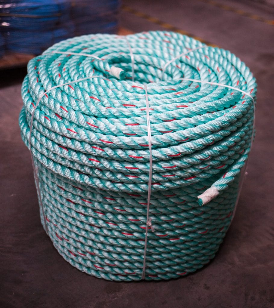 8mm Green with Red Flecks Polysteel Rope (220m Coil) Buy Rope