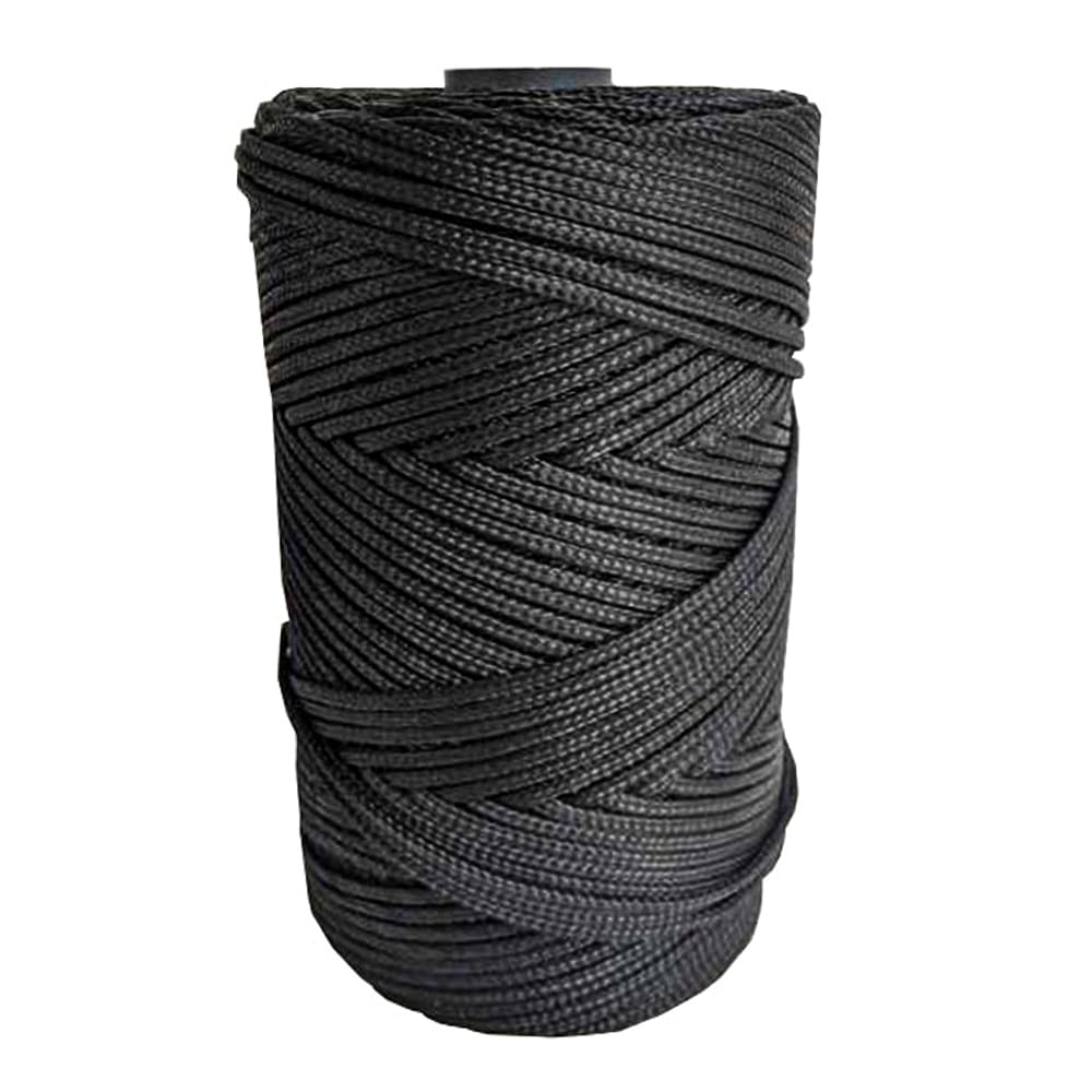 3.5mm Black Braided Polypropylene Paracord (1kg)