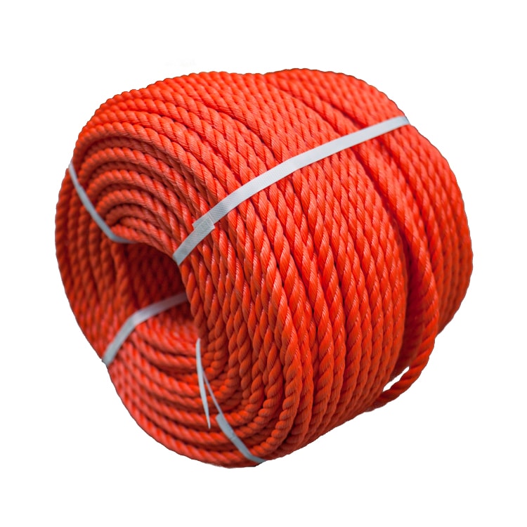 8mm Orange Polyethylene Rope (220m Coil)