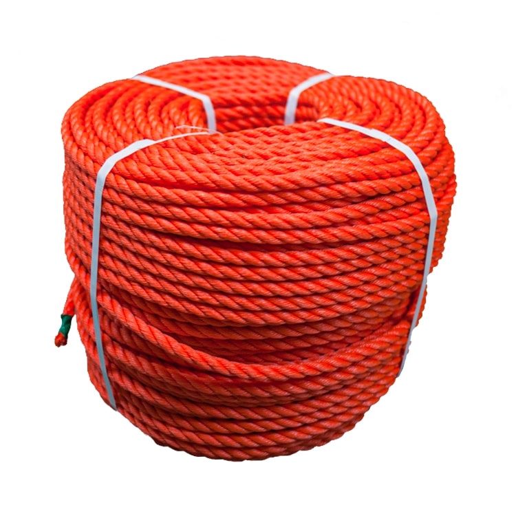 8mm Orange Polyethylene Rope (220m Coil)