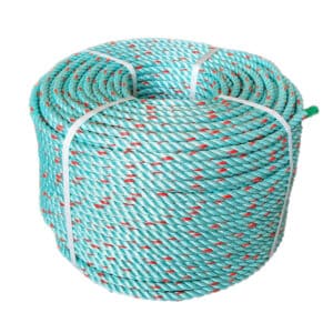 12mm Green with Red Flecks Polysteel Rope (220m Coil)