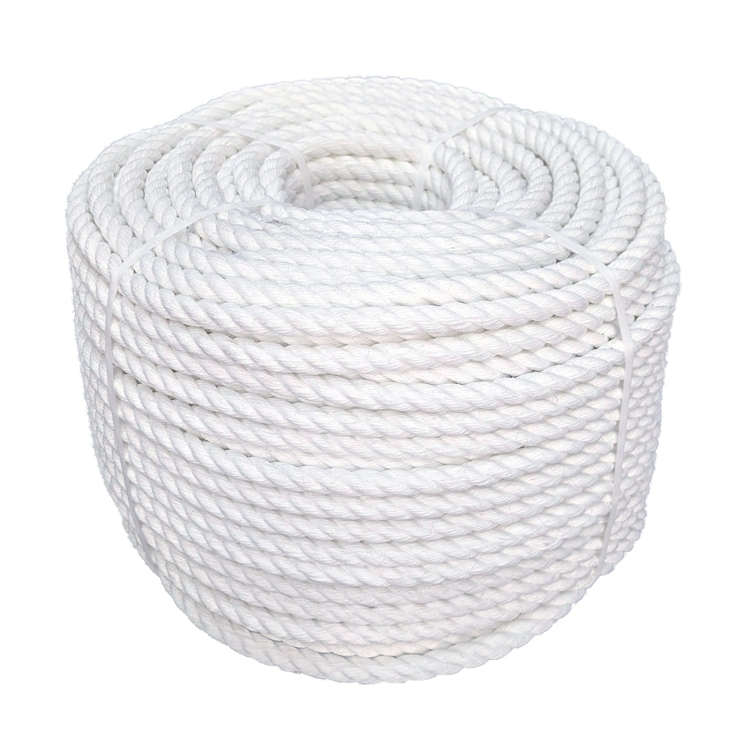 20mm White Staple Spun Rope (220m Coil)