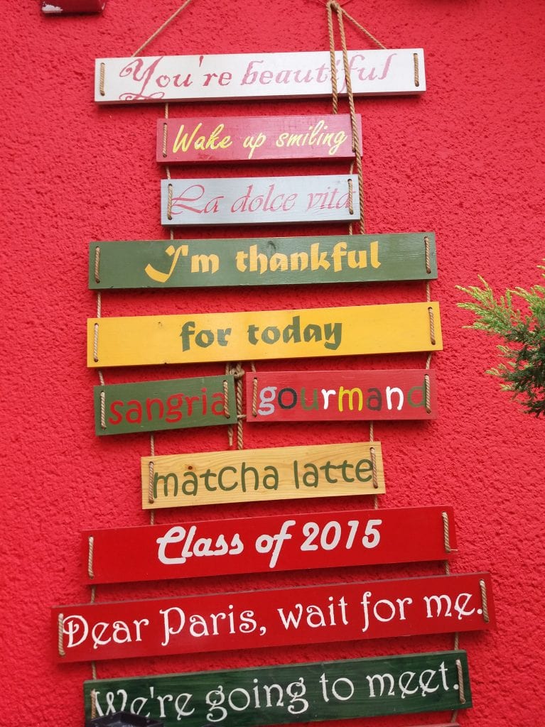 Wood Hanging Sign