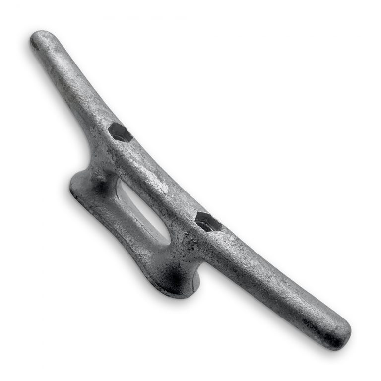 thumbnail image 2 of 4 Inch Black Cast Iron Dock Cleats - Marine Grade Boat Cleats (2, 5, Or 10 Pack) 2 of 4