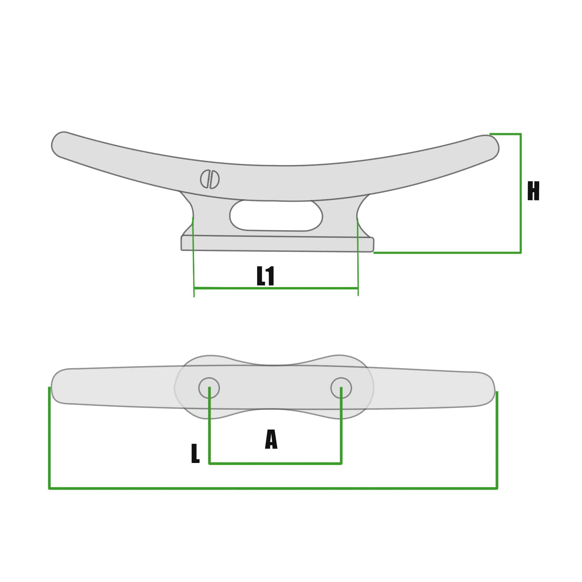 102mm (4 Inch) Galvanised Mooring Cleat Buy Rope