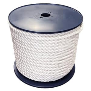 10mm White Polyester Rope (100m Reel)