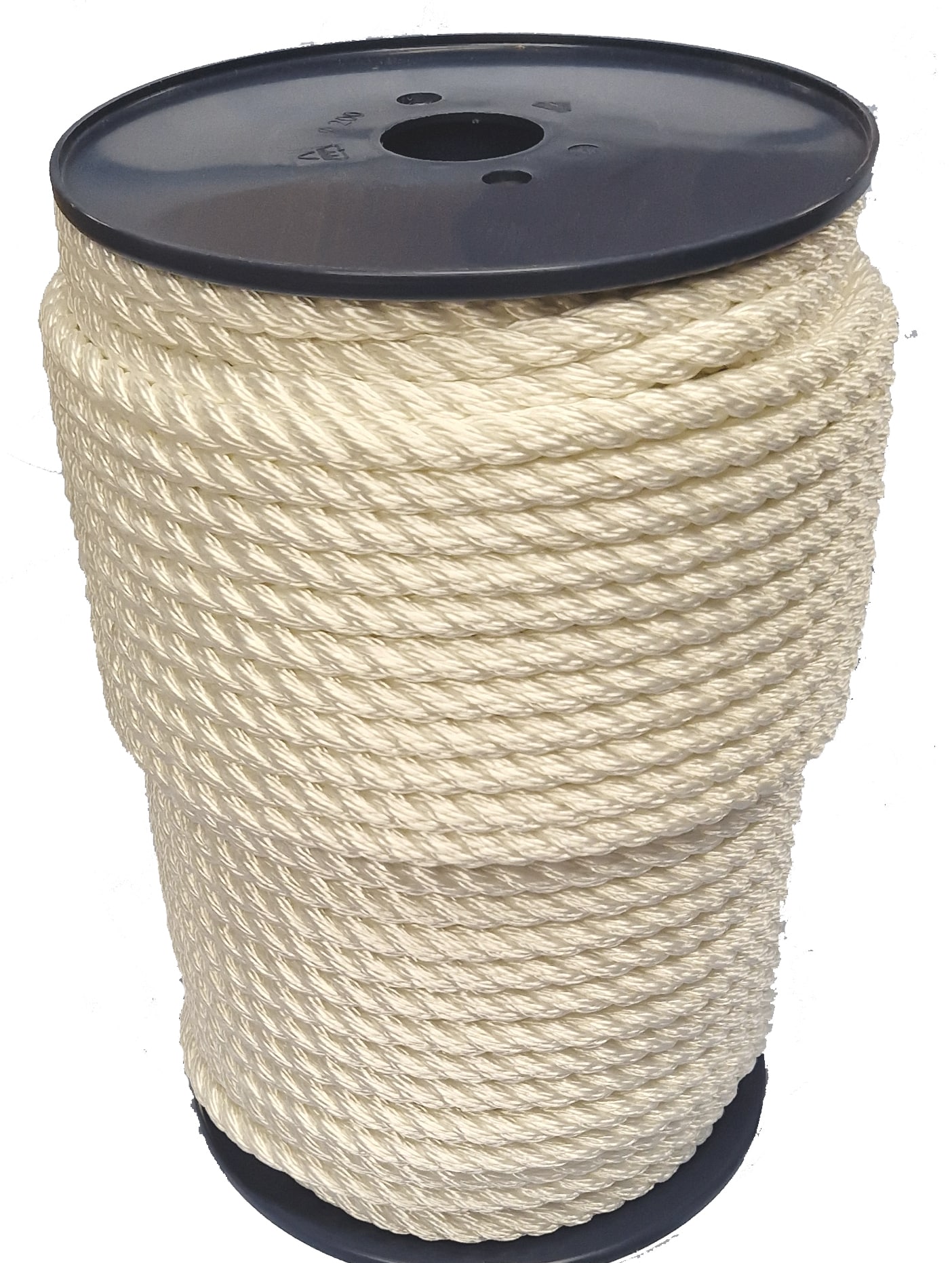 10mm White Polyester Rope (100m Reel)