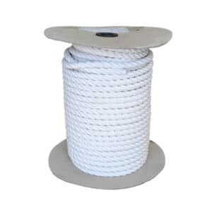 16mm White Cotton Rope (220m Reel)