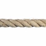 20mm Natural Flax Hemp Rope (Sold By Metre)