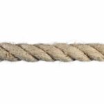 20mm Natural Flax Hemp Rope (Sold by Metre)