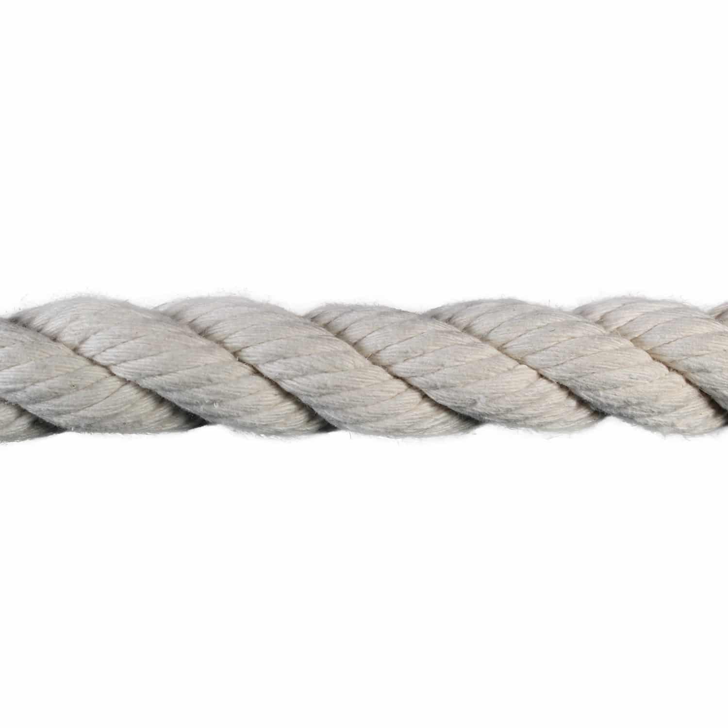 20mm White Cotton Rope (Sold by Metre)