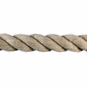 24mm Natural Flax Hemp Rope (Sold By Metre)