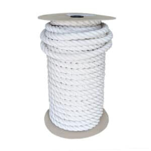 28mm White Cotton Rope (110m Reel)