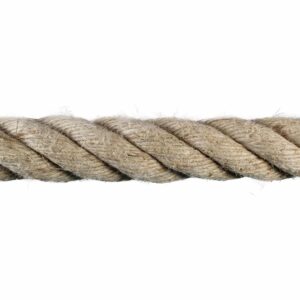 28mm Natural Flax Hemp Rope (Sold By Metre)