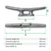 455mm-boat-cleat