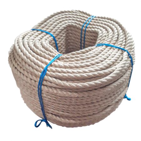 8mm White Cotton Rope (Sold by Metre)