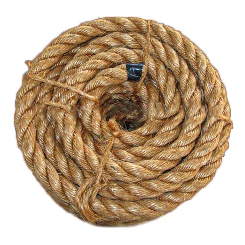 20mm Natural Manila Rope (220m Coil) Buy Rope
