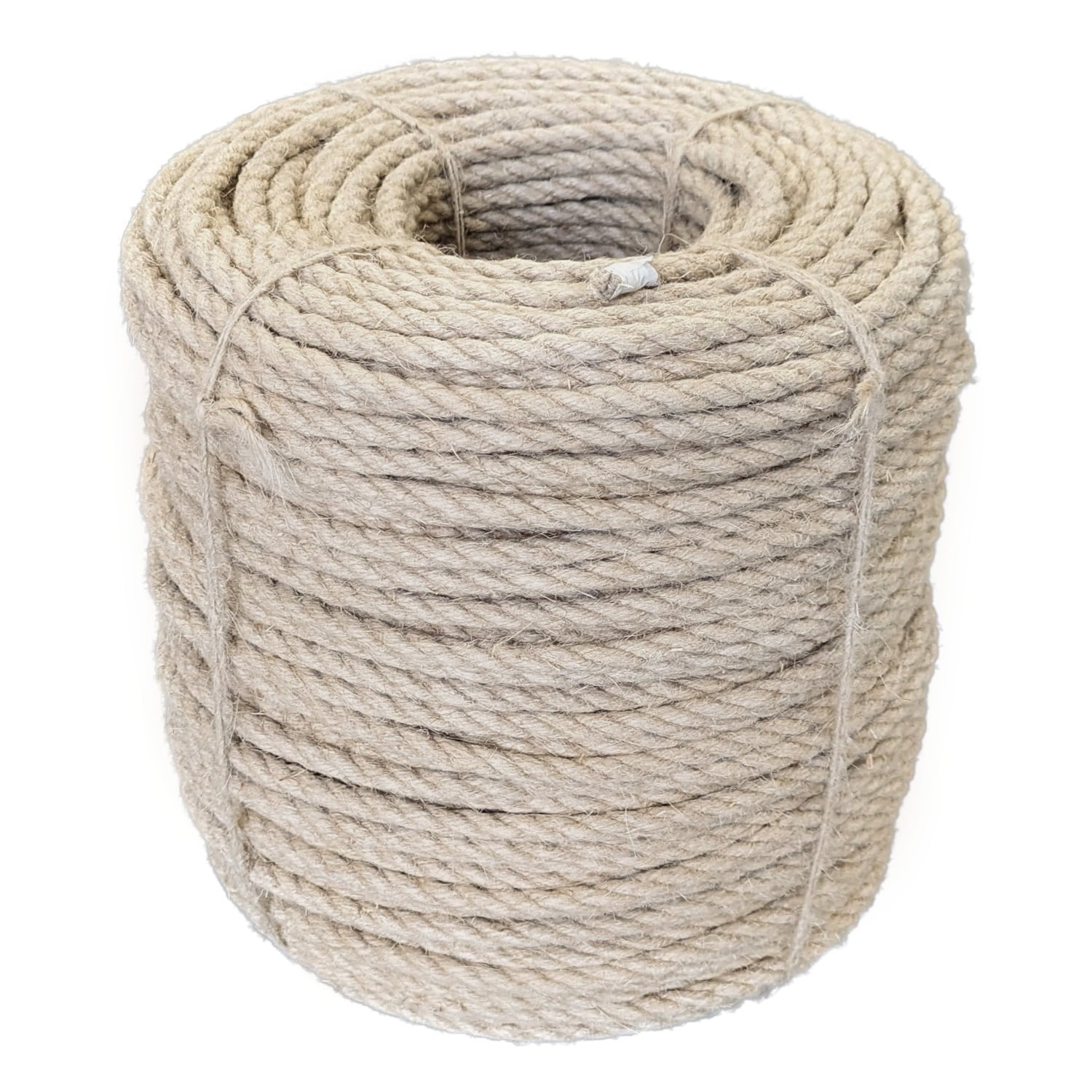 12mm Natural Flax Hemp Rope (220m Coil)