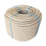 28mm Natural Flax Hemp Rope (220m Coil)