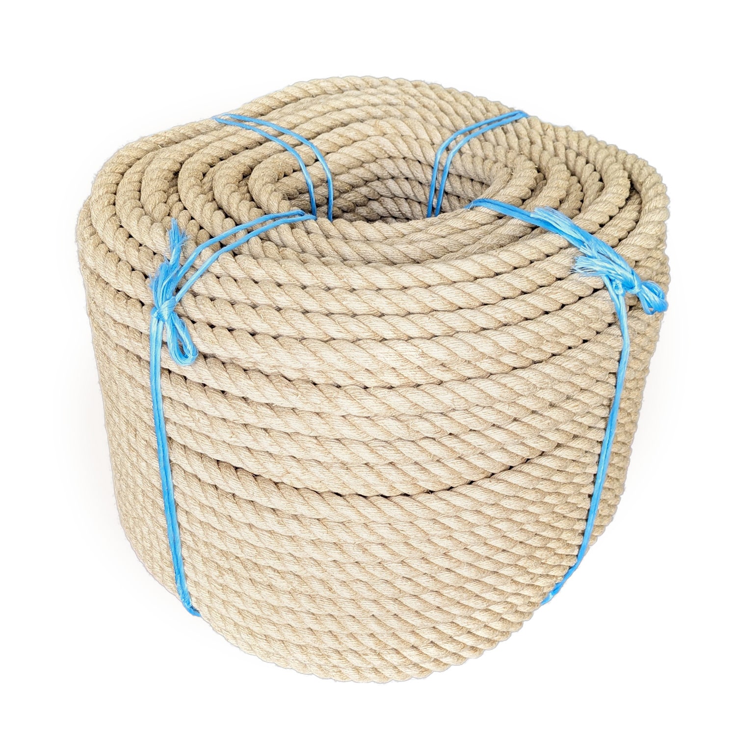 20mm Natural Flax Hemp Rope (220m Coil)