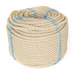 24mm Natural Flax Hemp Rope (220m Coil)