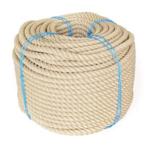 24mm Natural Flax Hemp Rope (220m Coil)