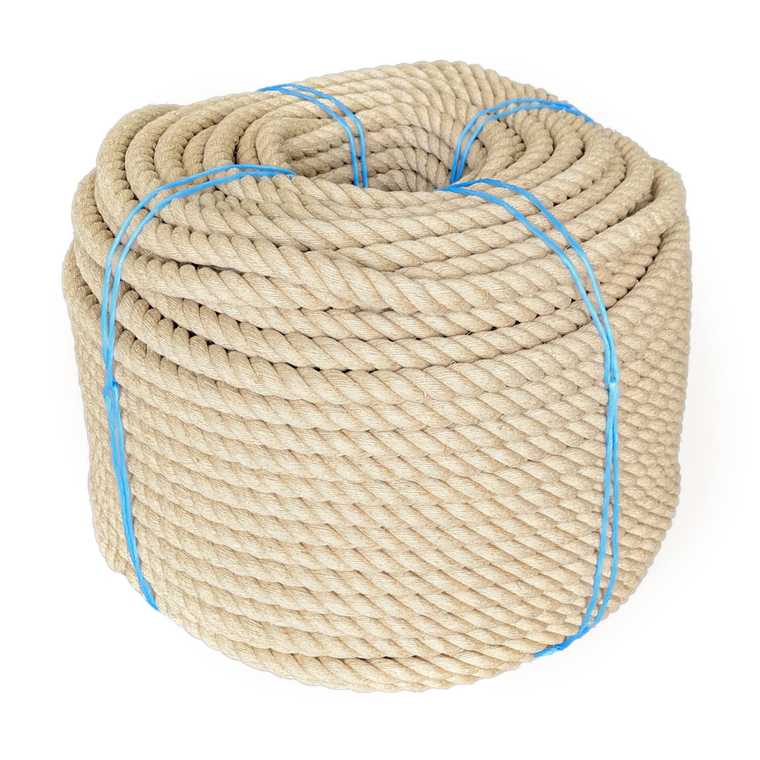 24mm Natural Flax Hemp Rope (220m Coil)