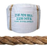 28mm Natural Manila Rope (220m Coil)