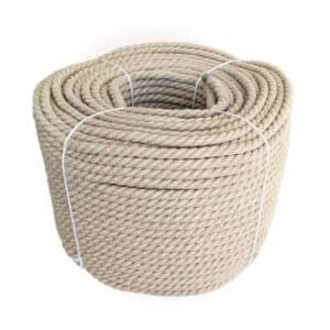 18mm Natural Flax Hemp Rope (220m Coil)