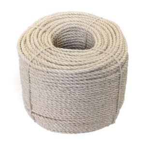 8mm Natural Flax Hemp Rope (220m Coil)