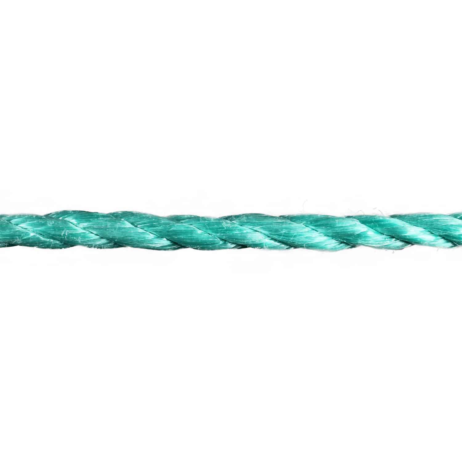 10mm Green Polypropylene Rope (Sold by Metre)