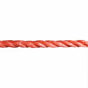 10mm Orange Polypropylene Rope (Sold By Metre)
