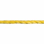 10mm Yellow Polypropylene Rope (Sold by Metre)