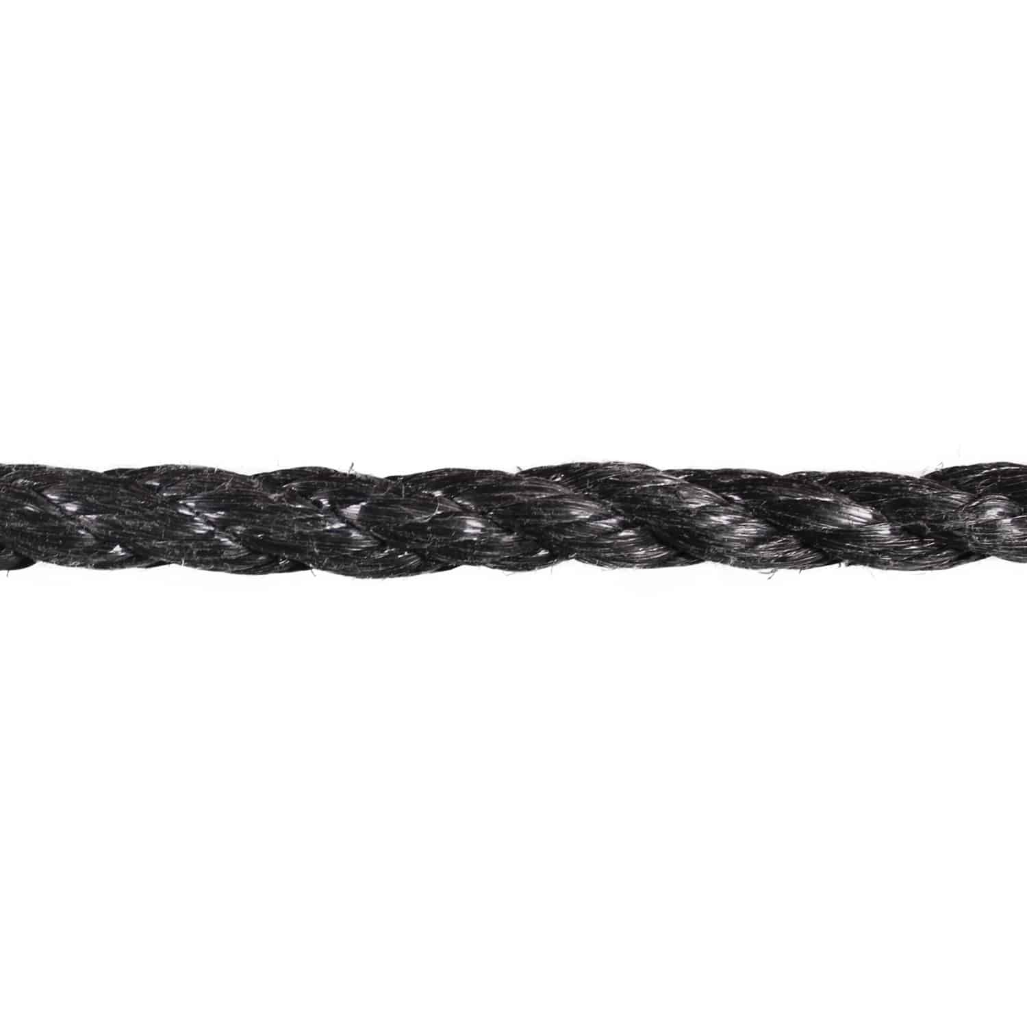 12mm Black Polypropylene Rope (Sold by Metre)