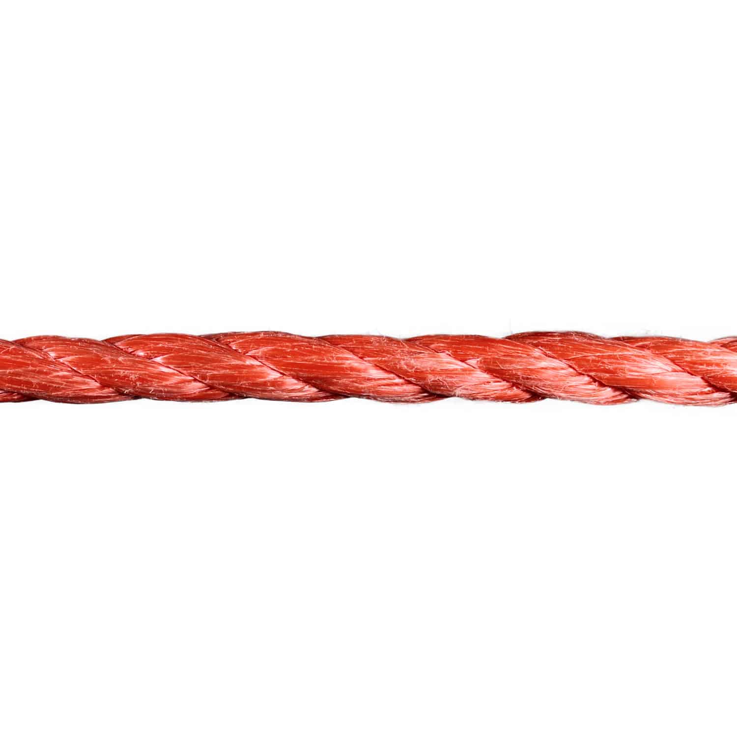 12mm Orange Polypropylene Rope (Sold by Meter)