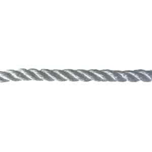 12mm White Polyester Rope (Sold By Metre)