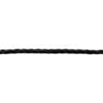 6mm Black Polypropylene Rope (Sold By Metre)