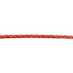 6mm Orange Polypropylene Rope (Sold By Metre)